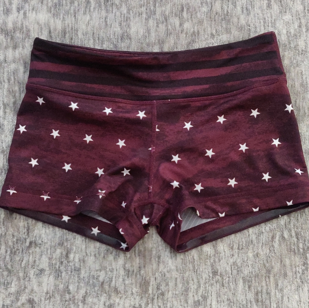 IAB No-Ride Shorts in Plum Vintage Stars & Stripes